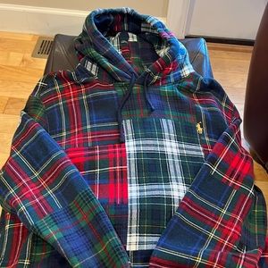 Polo by Ralph Lauren XL plaid hoodie